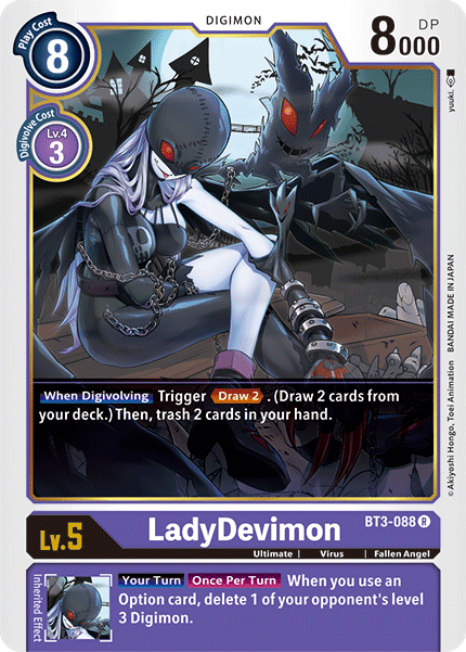 LadyDevimon [BT3-088] [Release Special Booster Ver.1.5] (ONLINE ORDER ONLY)