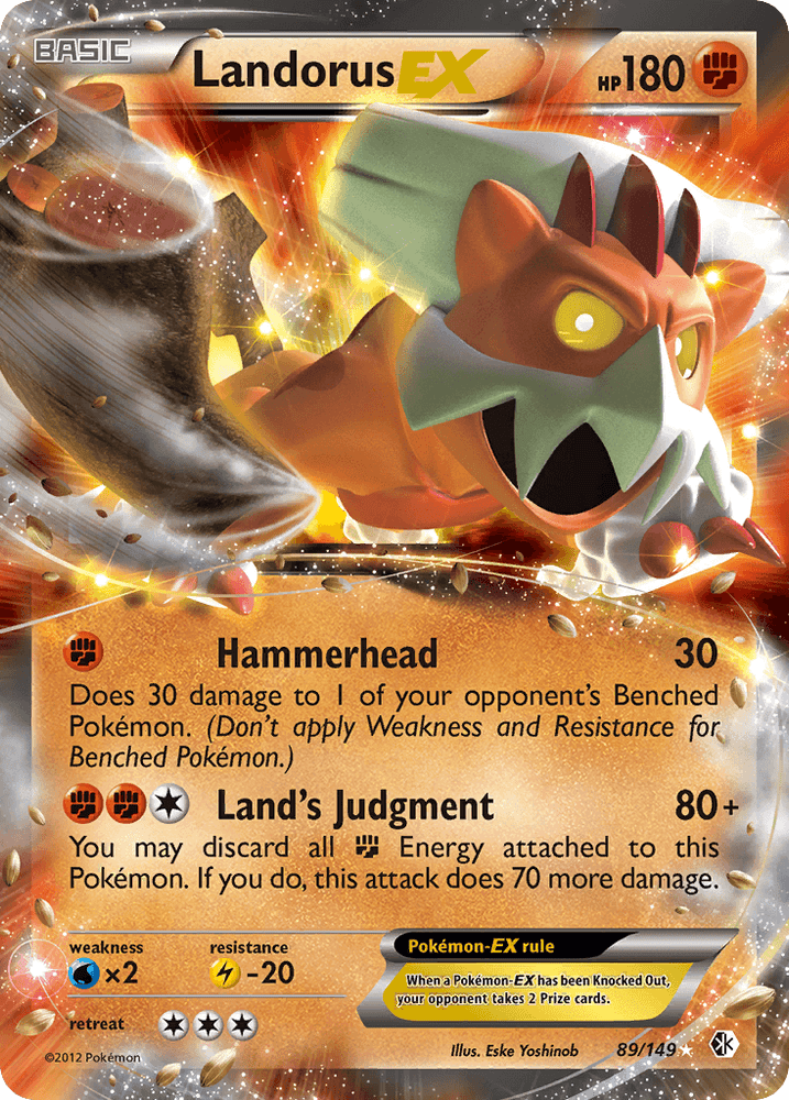 Landorus EX (89/149) [Black & White: Boundaries Crossed] (Online Only)