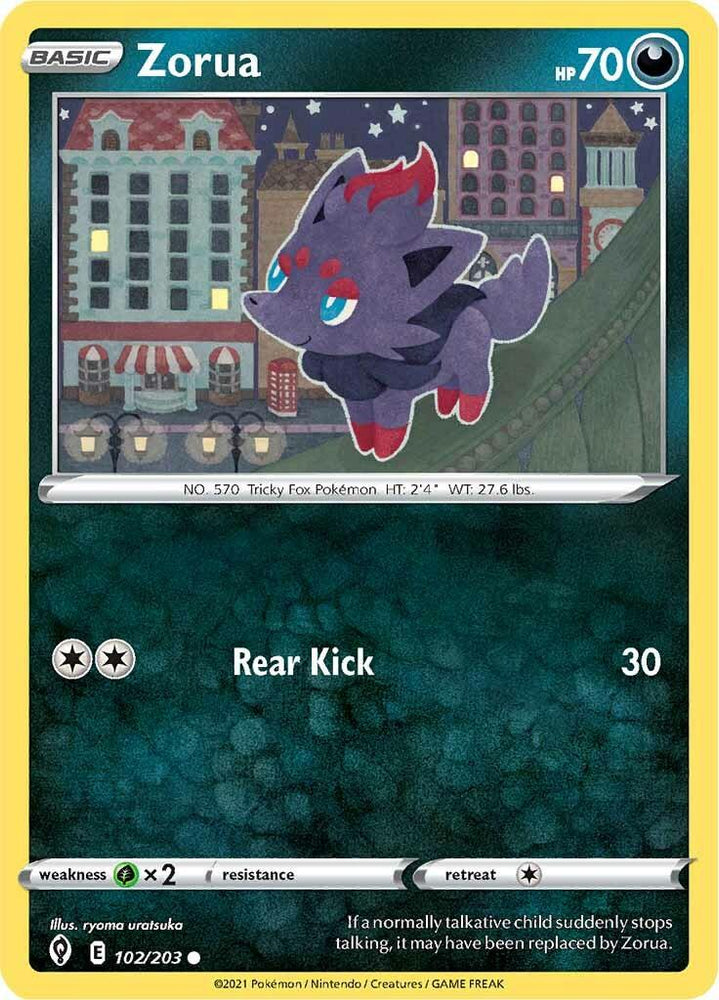 Zorua (102/203) [Sword & Shield: Evolving Skies] (Online Only)