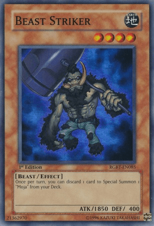 Beast Striker [RGBT-EN085] Super Rare (ONLINE ORDER ONLY)