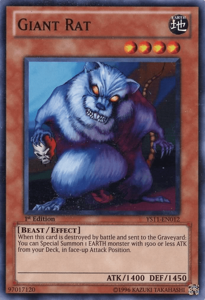 Giant Rat [YS11-EN012] Common (ONLINE ORDER ONLY)