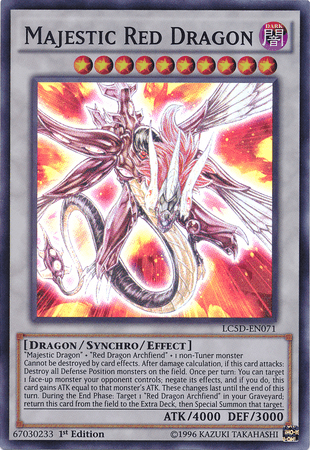 Majestic Red Dragon [LC5D-EN071] Super Rare (ONLINE ORDER ONLY)