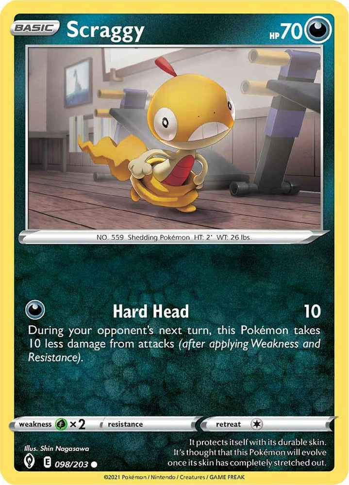 Scraggy (098/203) [Sword & Shield: Evolving Skies] (Online Only)