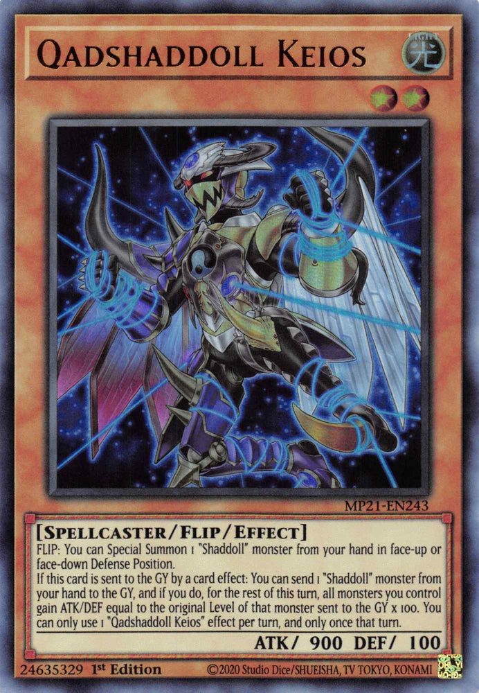 Qadshaddoll Keios [MP21-EN243] Ultra Rare (ONLINE ORDER ONLY)