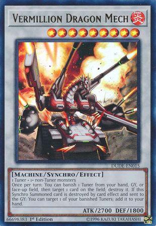 Vermillion Dragon Mech [DUDE-EN015] Ultra Rare (ONLINE ORDER ONLY)