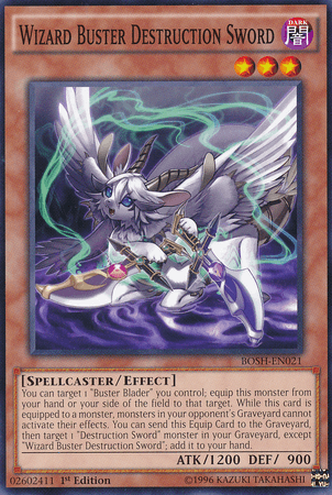 Wizard Buster Destruction Sword [BOSH-EN021] Common (ONLINE ORDER ONLY)