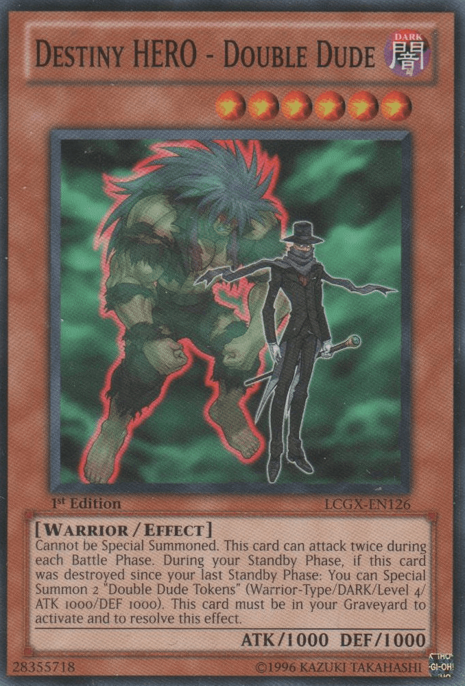 Destiny HERO - Double Dude [LCGX-EN126] Common (ONLINE ORDER ONLY)