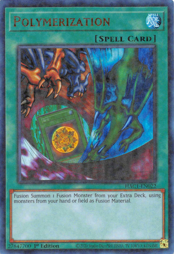 Polymerization (Duel Terminal) [HAC1-EN022] Parallel Rare (ONLINE ORDER ONLY)