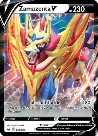 Zamazenta V (139/202) (Jumbo Card) [Sword & Shield: Base Set] (Online Only)