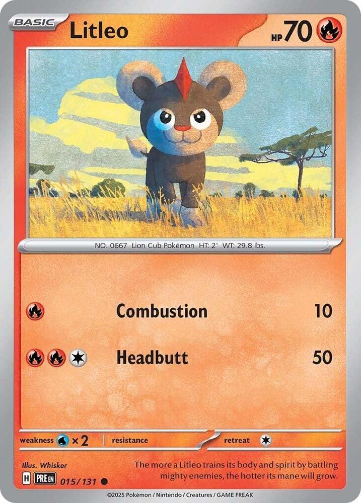 Litleo (015/131) [Scarlet & Violet: Prismatic Evolutions] (Online Only)