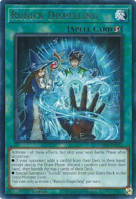 Runick Dispelling [TAMA-EN032] Rare (ONLINE ORDER ONLY)
