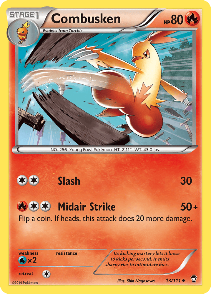 Combusken (13/111) [XY: Furious Fists] (Online Only)
