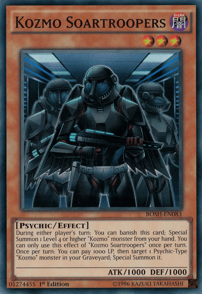Kozmo Soartroopers [BOSH-EN083] Super Rare (ONLINE ORDER ONLY)