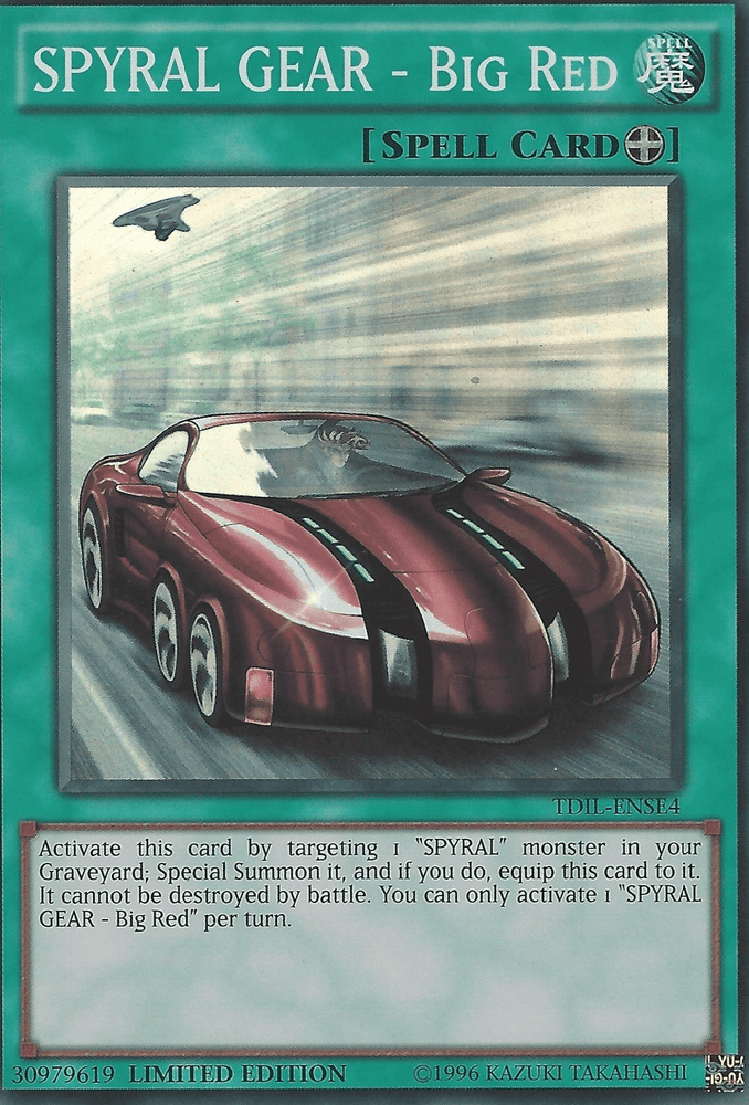 SPYRAL GEAR - Big Red [TDIL-ENSE4] Super Rare (ONLINE ORDER ONLY)