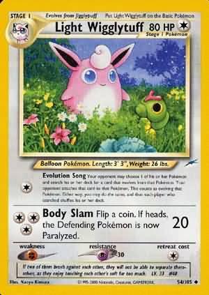 Light Wigglytuff (54/105) [Neo Destiny Unlimited] (Online Only)