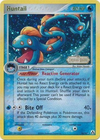 Huntail (18/92) (Stamped) [EX: Legend Maker] (Online Only)