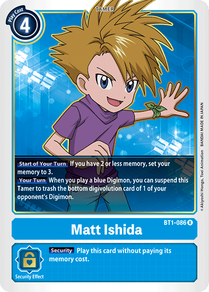 Matt Ishida [BT1-086] [Release Special Booster Ver.1.0] (ONLINE ORDER ONLY)