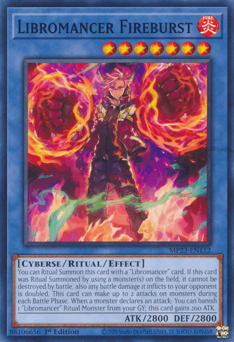 Libromancer Fireburst [MP23-EN112] Rare (ONLINE ORDER ONLY)
