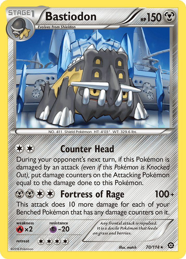 Bastiodon (70/114) [XY: Steam Siege] (Online Only)