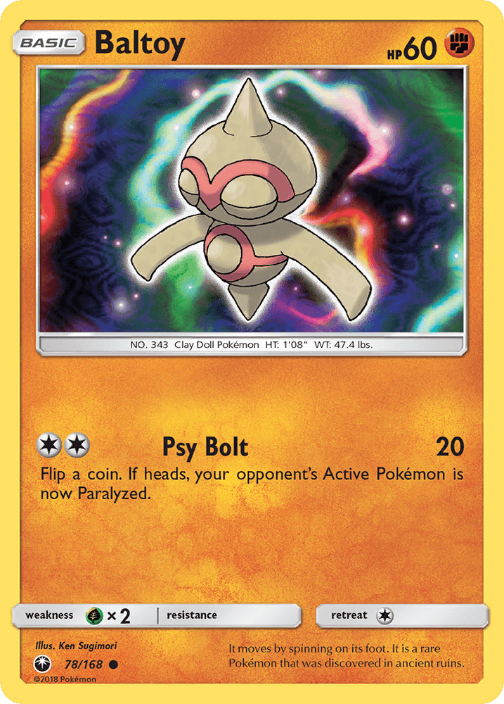 Baltoy (78/168) [Sun & Moon: Celestial Storm] (Online Only)