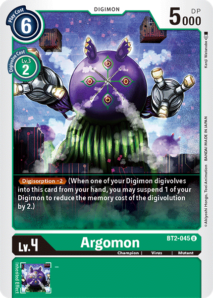 Argomon [BT2-045] [Release Special Booster Ver.1.5] (ONLINE ORDER ONLY)