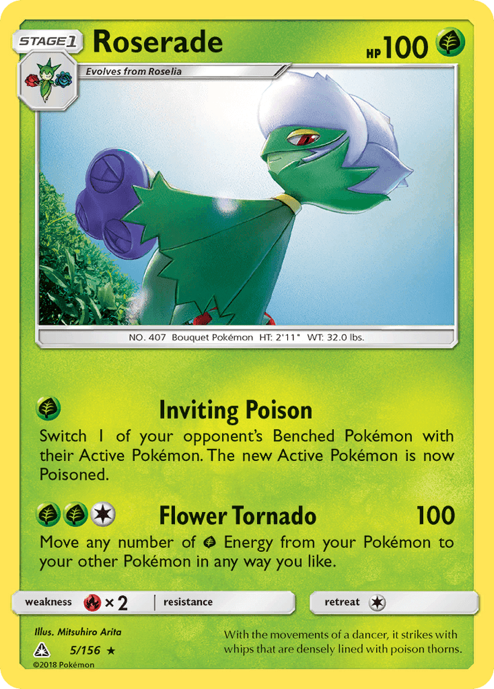 Roserade (5/156) [Sun & Moon: Ultra Prism] (Online Only)
