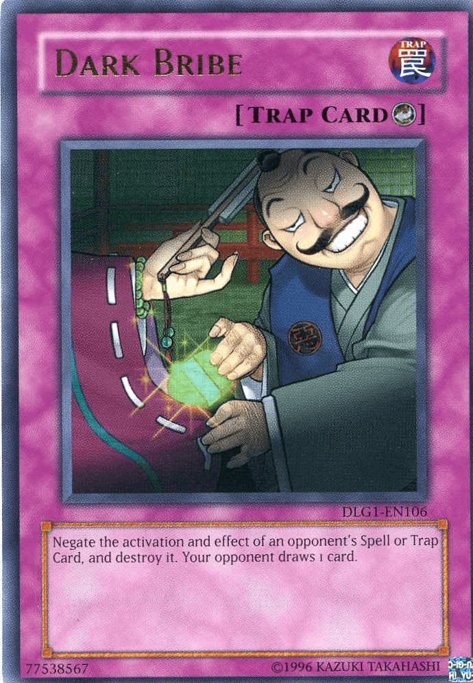 Dark Bribe [DLG1-EN106] Ultra Rare (ONLINE ORDER ONLY)