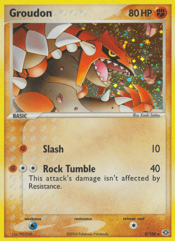 Groudon (5/106) [EX: Emerald] (Online Only)