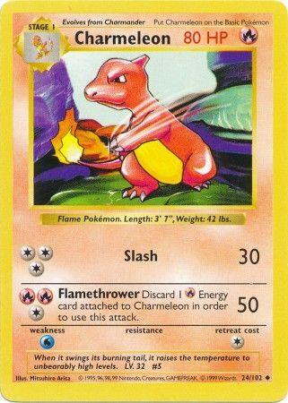 Charmeleon (24/102) [Base Set Shadowless Unlimited] (Online Only)