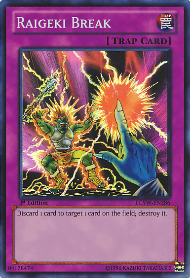 Raigeki Break [LCYW-EN286] Super Rare (ONLINE ORDER ONLY)