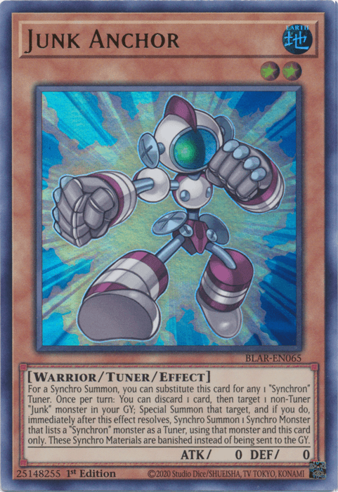 Junk Anchor [BLAR-EN065] Ultra Rare (ONLINE ORDER ONLY)