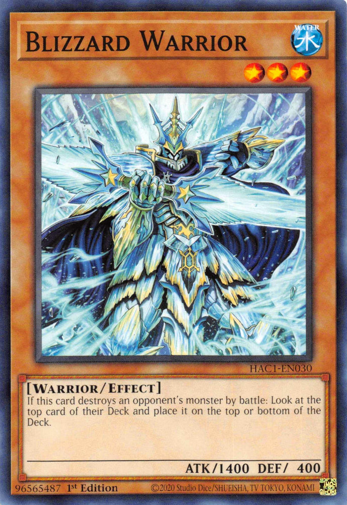 Blizzard Warrior [HAC1-EN030] Common (ONLINE ORDER ONLY)