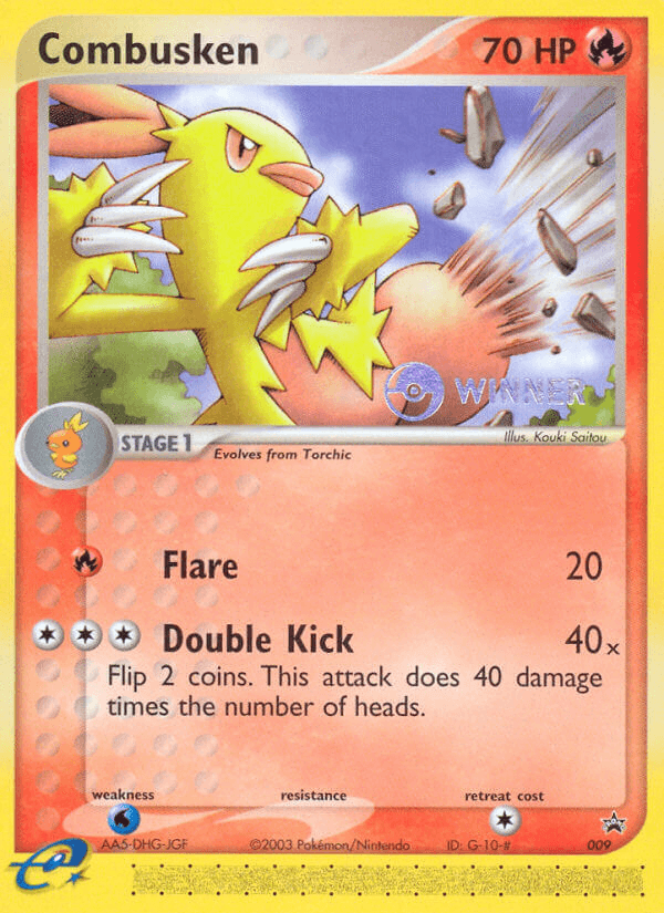 Combusken (009) [Nintendo: Black Star Promos] (Online Only)
