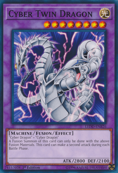 Cyber Twin Dragon [LEDD-ENB26] Common (ONLINE ORDER ONLY)