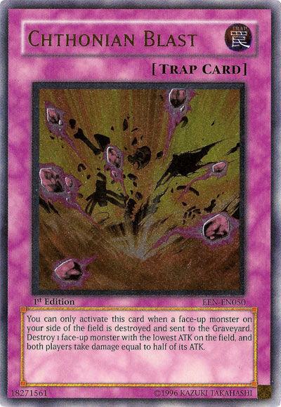 Chthonian Blast [EEN-EN050] Ultimate Rare (ONLINE ORDER ONLY)