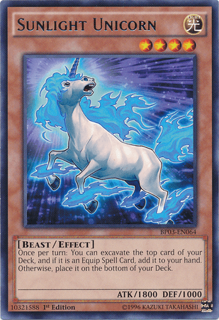 Sunlight Unicorn [BP03-EN064] Rare (ONLINE ORDER ONLY)