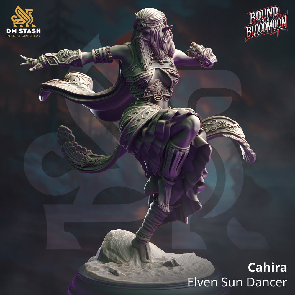 Cahira, Elven Sun Dancer (Female Elf Monk) (Online Order Only)