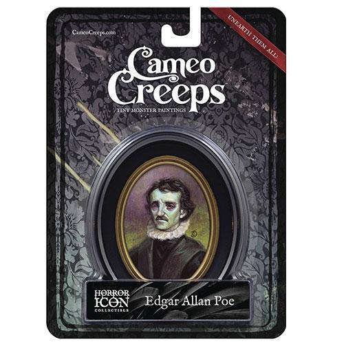 Cameo Creeps Tiny Monster Paintings - Edger Allan Poe (Online Order Only)