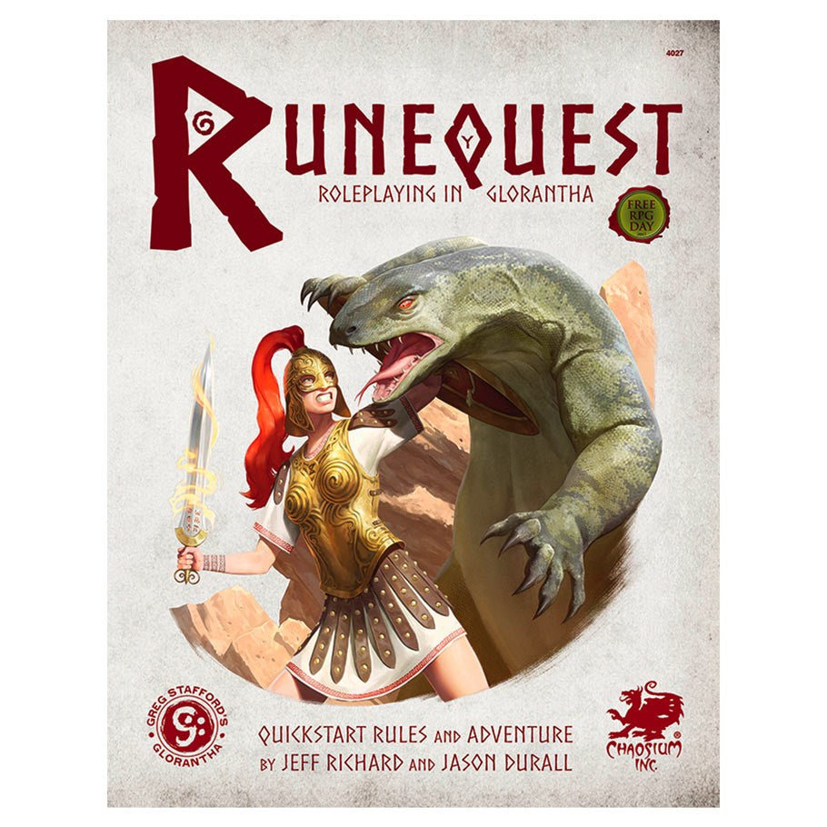 RuneQuest RPG: Roleplaying in Glorantha Quick Start (ONLINE ORDER ONLY)
