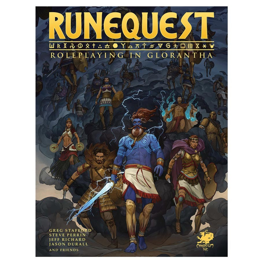 RuneQuest RPG: Roleplaying in Glorantha Core Rulebook (Hardcover) (ONLINE ORDER ONLY)
