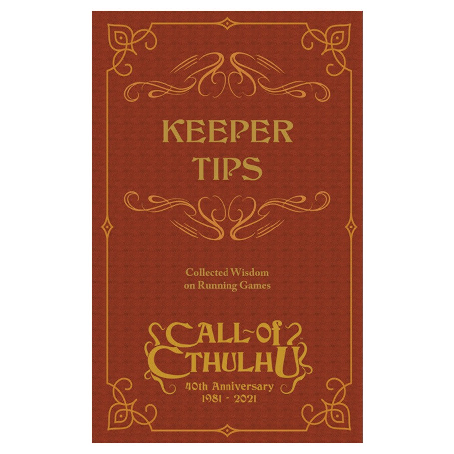 Call of Cthulhu: Keeper Tips Book - Collected Wisdom (ONLINE ORDER ONLY)