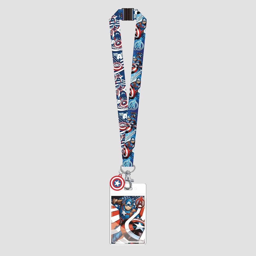 Captain America (Marvel) Avengers Double-Sided Breakaway Lanyard (Online Order Only)
