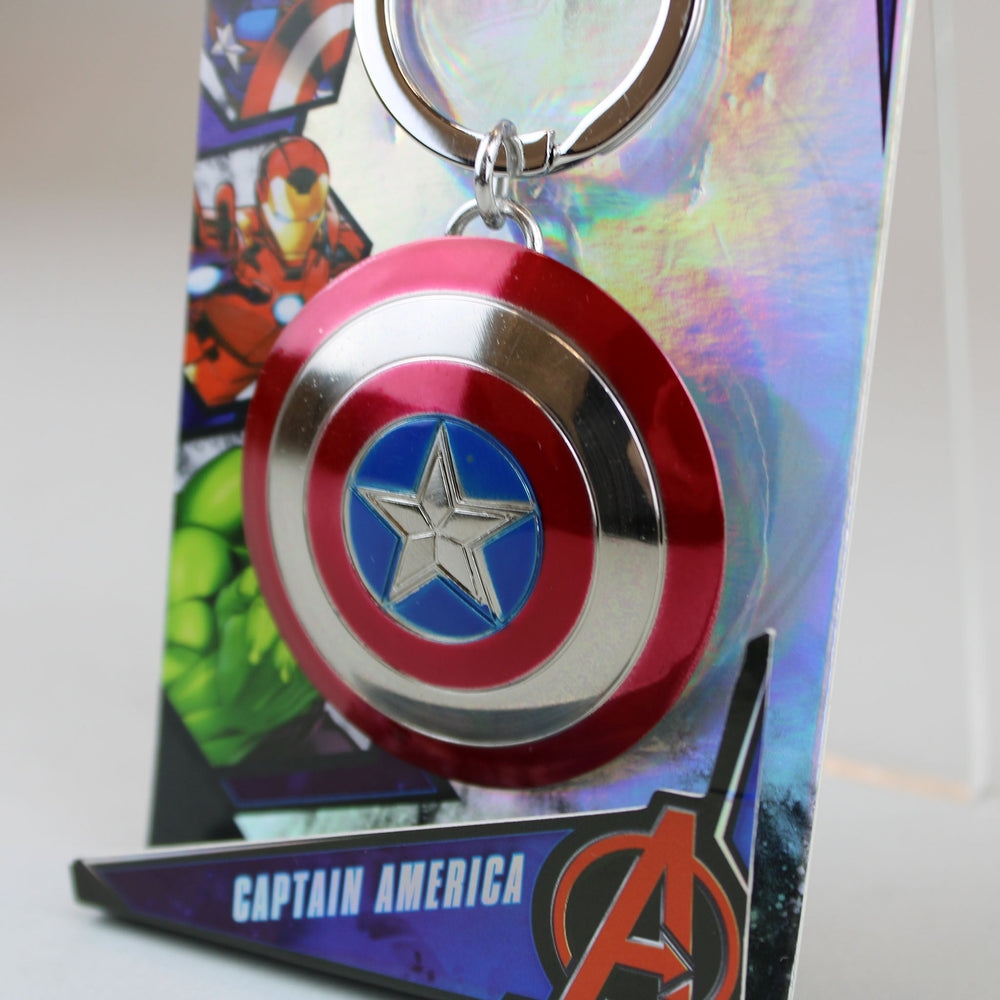 Captain America Shield Marvel Large Stainless Steel Keychain (ONLINE ORDER ONLY)