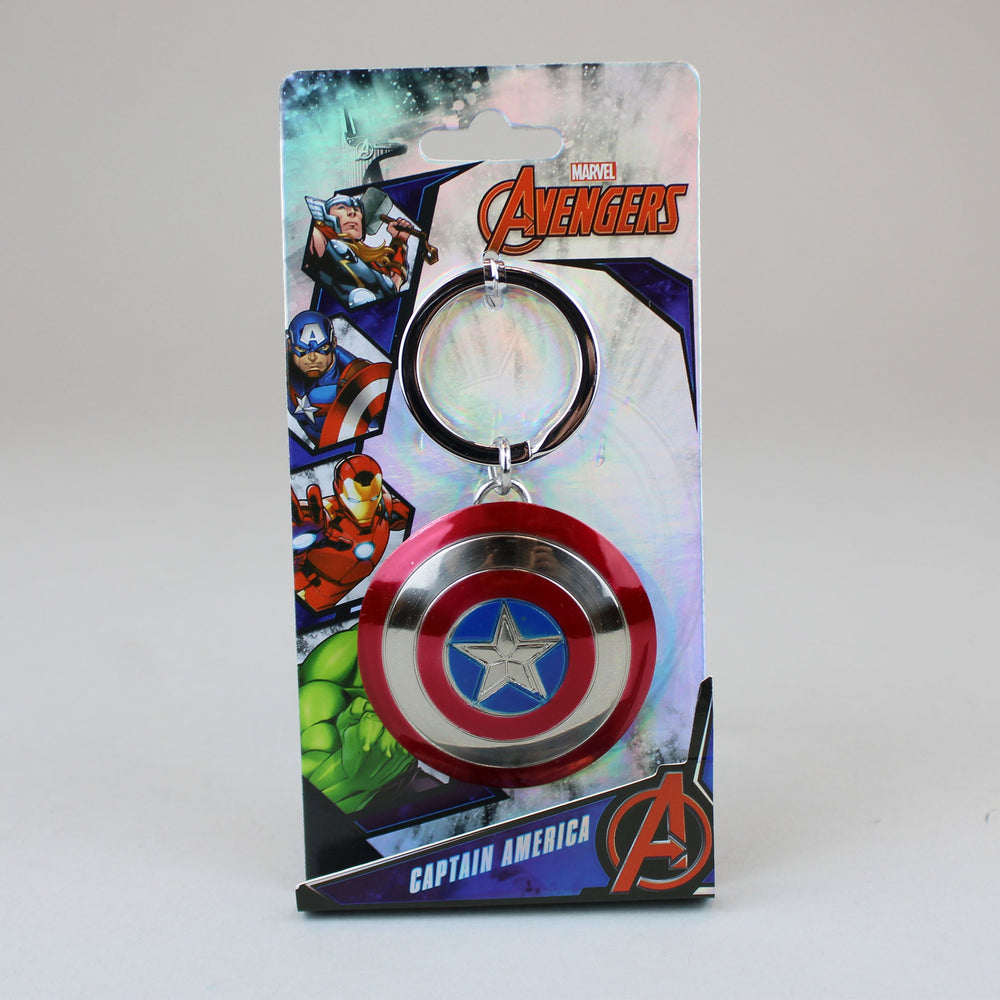 Captain America Shield Marvel Large Stainless Steel Keychain (ONLINE ORDER ONLY)
