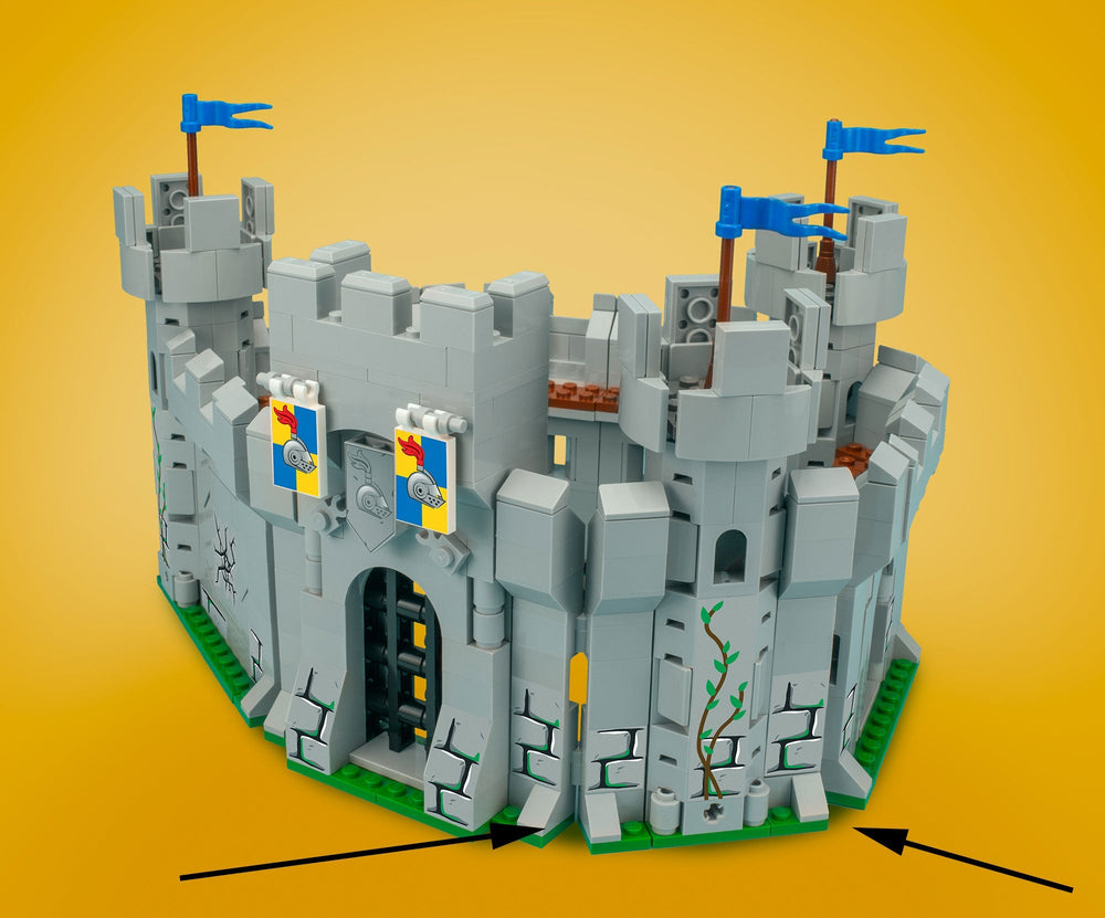 Castle Corner / Curve - Custom Castle Modular Building Set (Online Order Only)