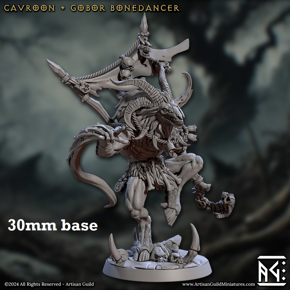 Cavroon, Gobor Bonedancer (Male Capra Shaman) (Online Only)