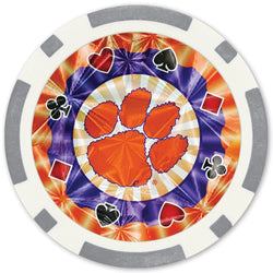 Clemson Tigers 20 Piece Poker Chips (ONLINE ORDER ONLY)