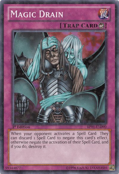 Magic Drain [BP01-EN090] Starfoil Rare (ONLINE ORDER ONLY)
