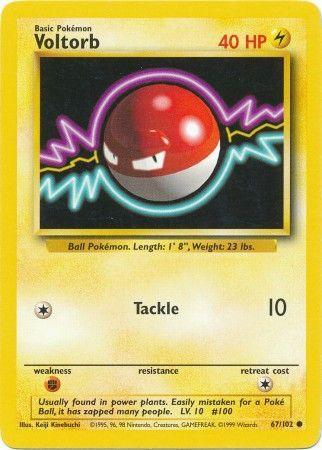 Voltorb (67/102) [Base Set Unlimited] (Online Only)