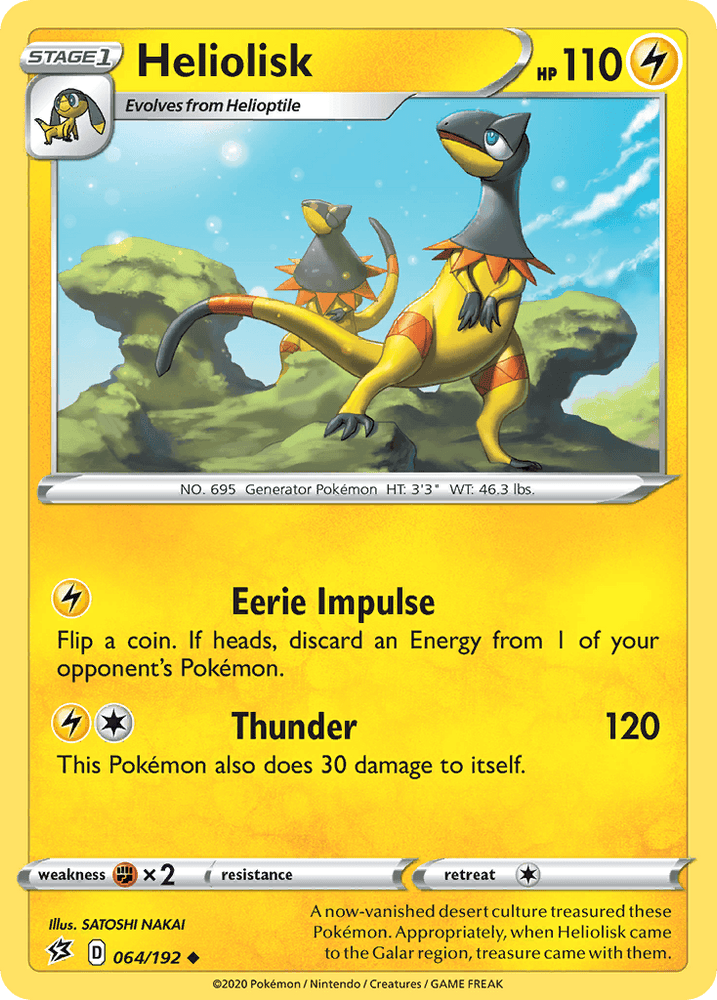 Heliolisk (064/192) [Sword & Shield: Rebel Clash] (Online Only)
